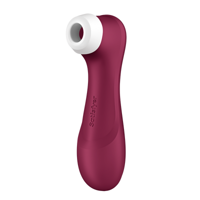 Pro 2 Generation 3 - Double Air Pulse Vibrator - Liquid Air and Connect App - Wine Red