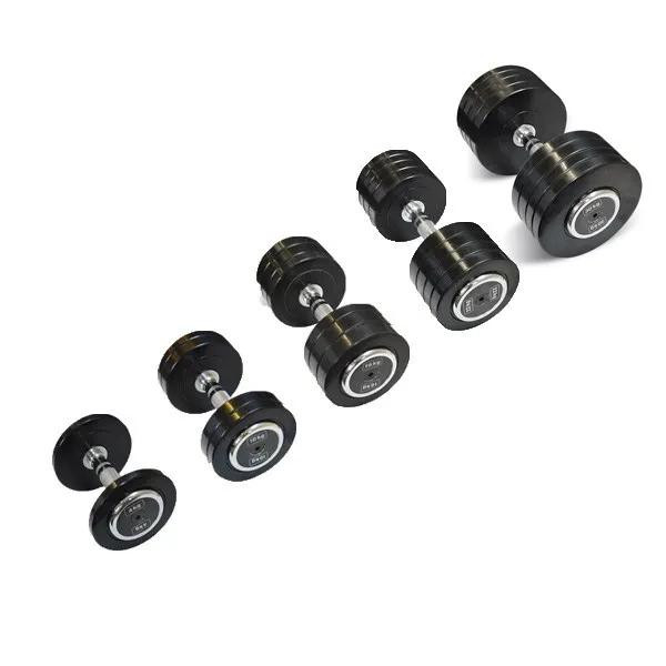 Rubberen Dumbbells - Bodytrading Pro Style - 2 x 16 kg