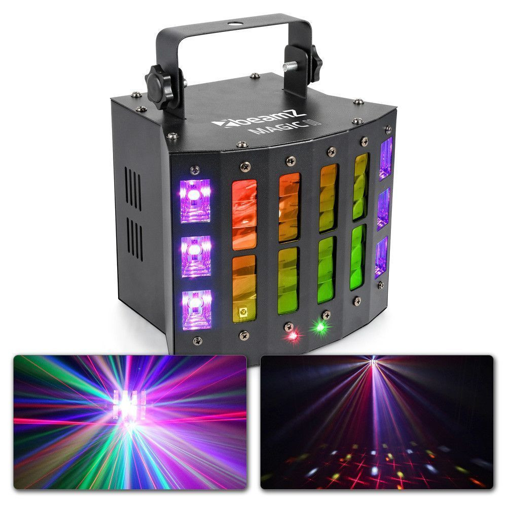 BeamZ Magic2 - LED Derby, laser, blacklight en stroboscoop