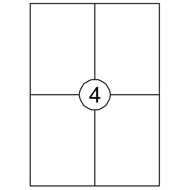 Etiket Quantore 105X148mm 60stuks