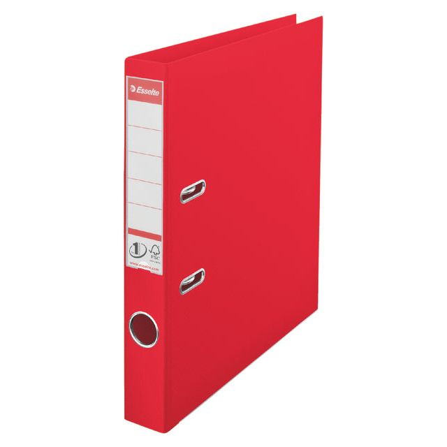 Ordner Esselte Vivida A4 50mm PP rood | 10 stuks