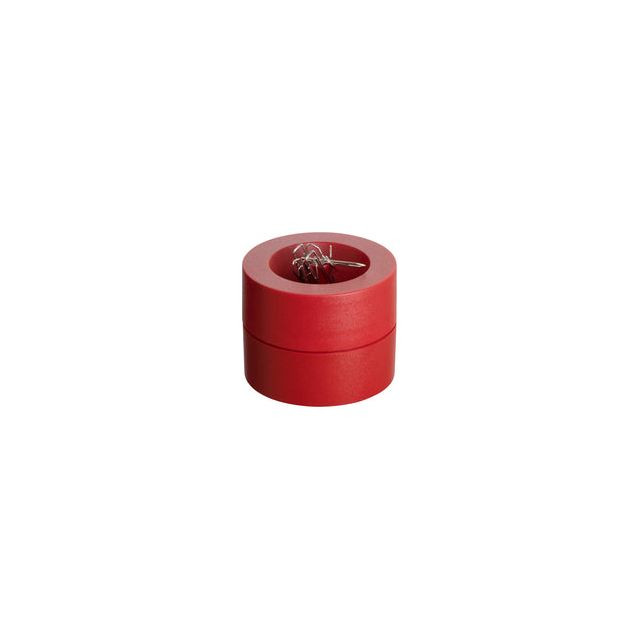 Papercliphouder MAUL Pro Ø73mmx60mm rood