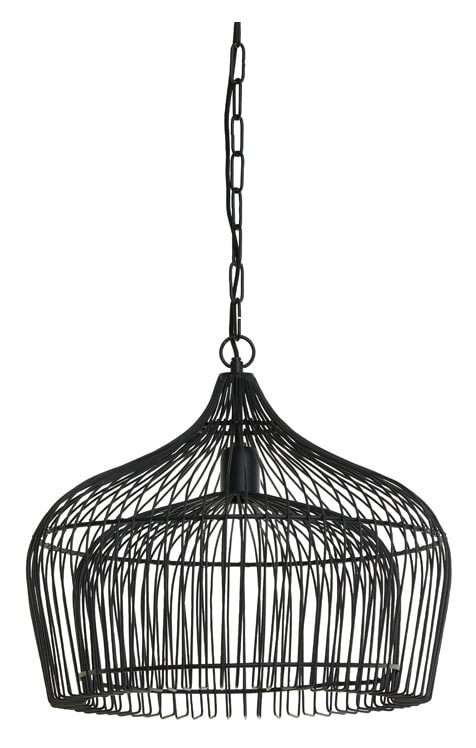 Light & Living Hanglamp 'Kristel' Ø58cm, kleur Mat Zwart