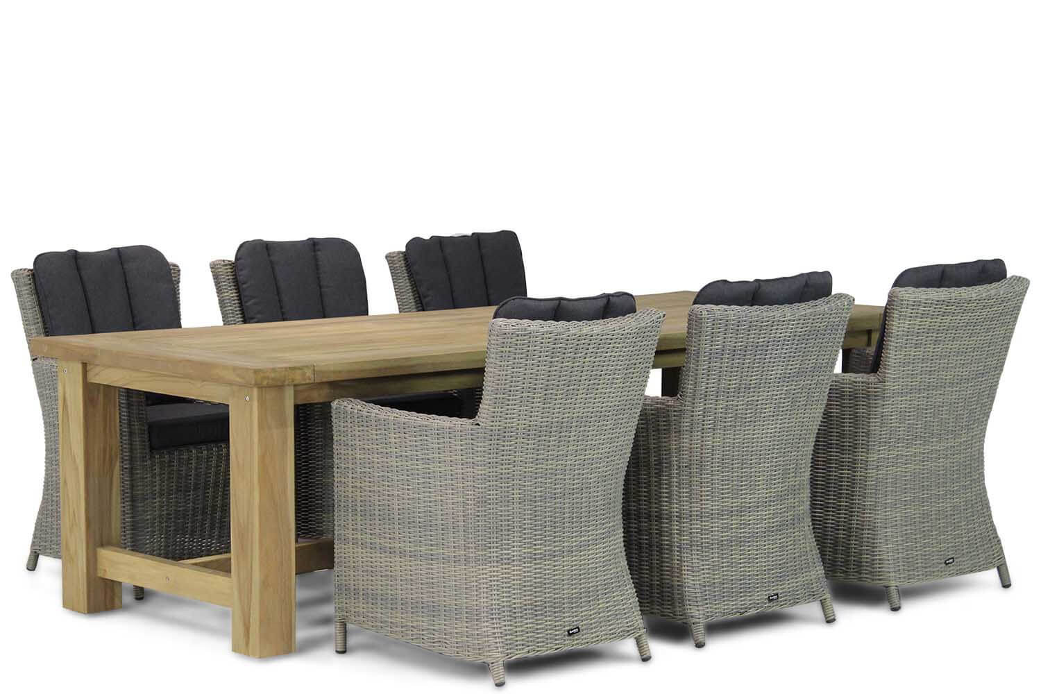 Garden Collections Venerdi/Fourmile 260 cm dining tuinset 7-delig