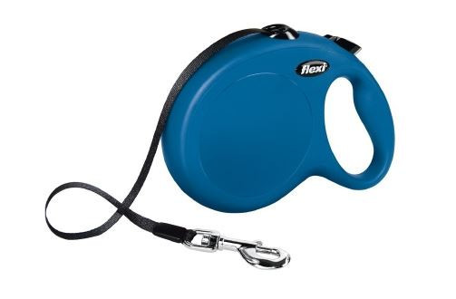 Flexi New Classic L Tape rollijn 8 meter Blauw