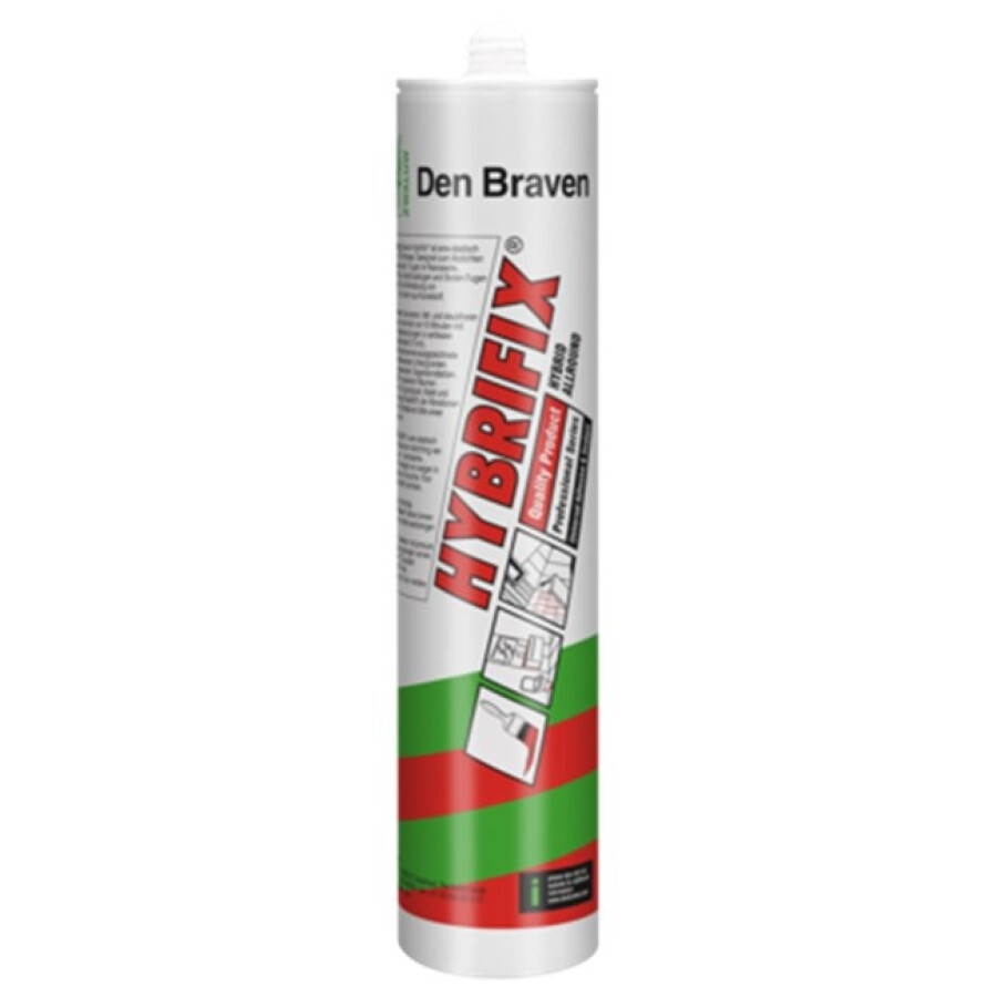 Zwaluw Hybrifix universele hybride lijm en kit - 290 ml koker - grijs