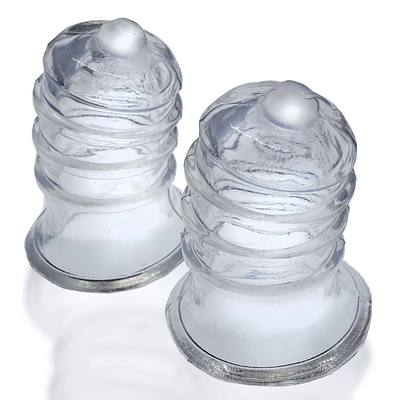 Hunkyjunk Elong - Wide Base Nipsuckers - Clear