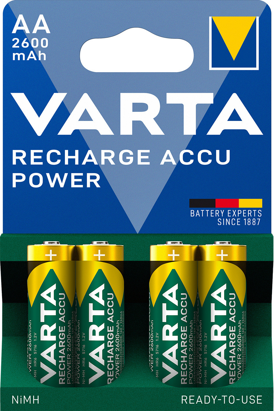 Varta AA 2600mAh Ready2Use 4x