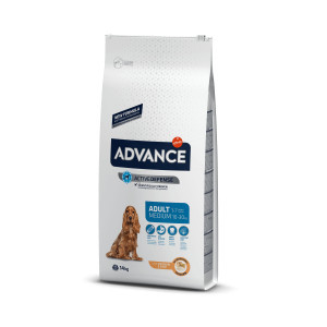 Advance Medium Adult met kip en rijst hondenvoer 2 x 14 kg