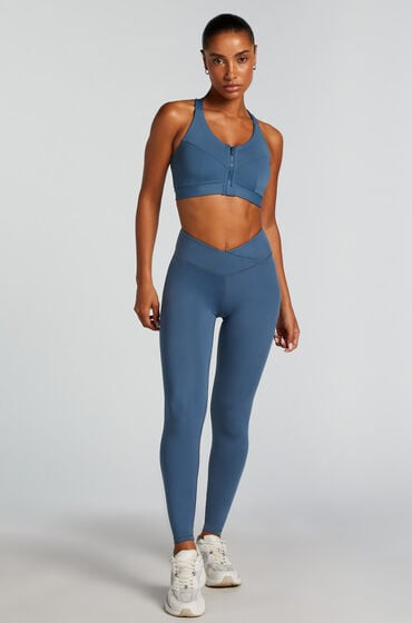 Hunkemöller HKMX sportlegging met hoge taille Blauw