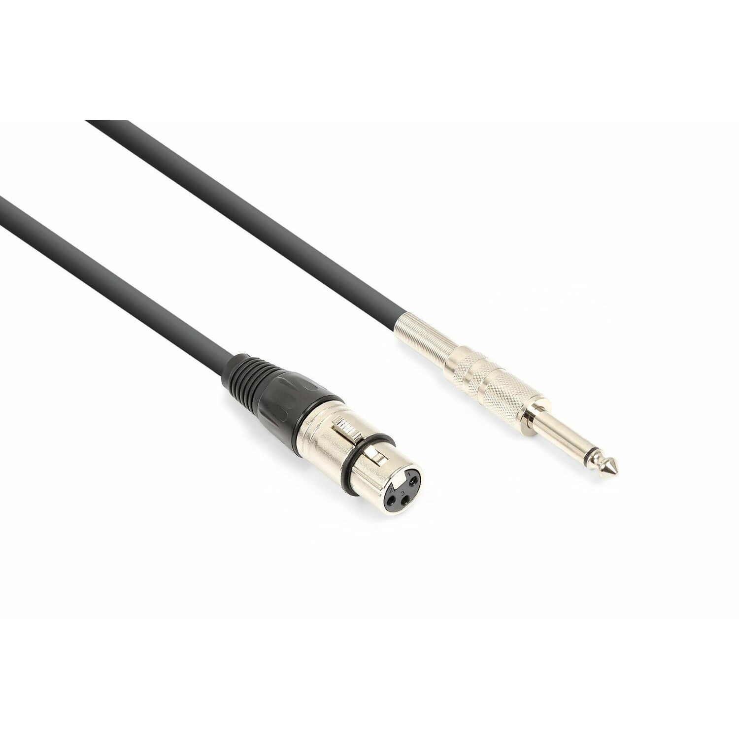 Vonyx audiokabel XLR (v) naar 6,3mm mono jack - 6 meter