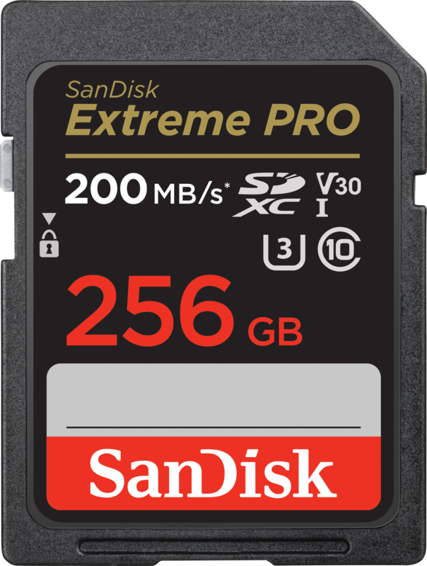 SanDisk SDXC Extreme Pro 256GB 200mb/s