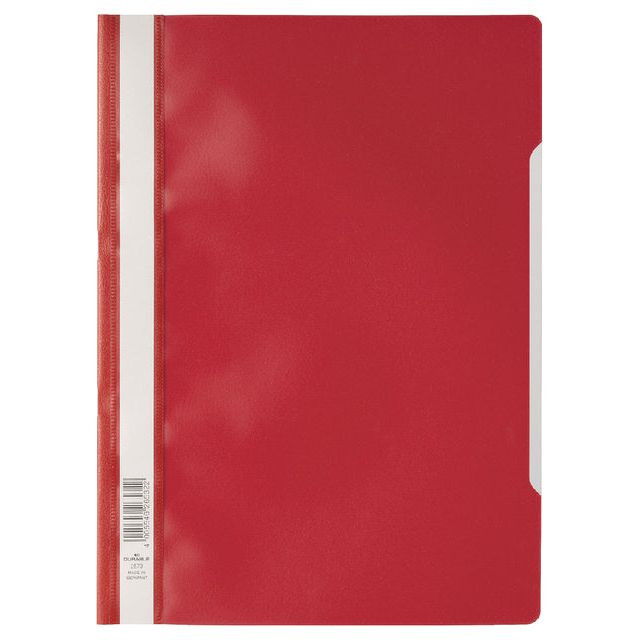 Snelhechter Durable A4 PP rood | 50 stuks