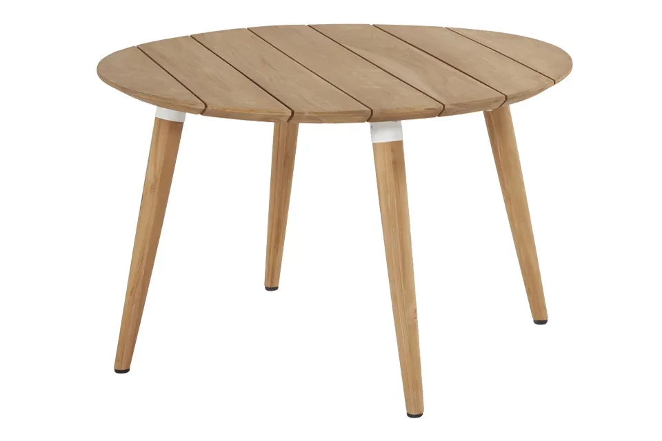 Hartman | Tuintafel Sophie Studio Teak Ø120 cm | Royal White