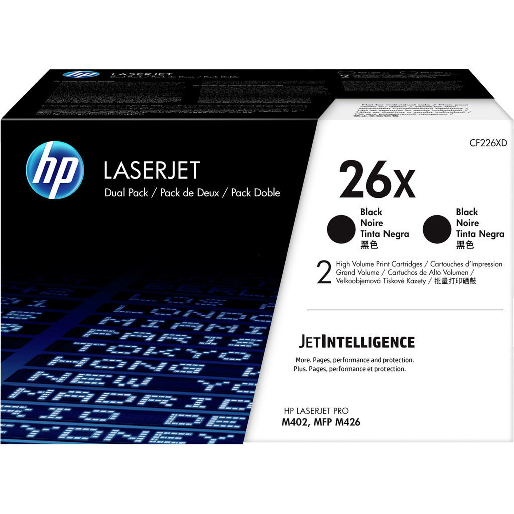 HP 26X Toner Zwart Duo Pack (Hoge Capaciteit)