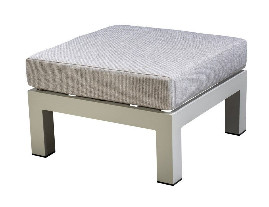 Midori ottoman aluminium salix/flax beige AW - Yoi