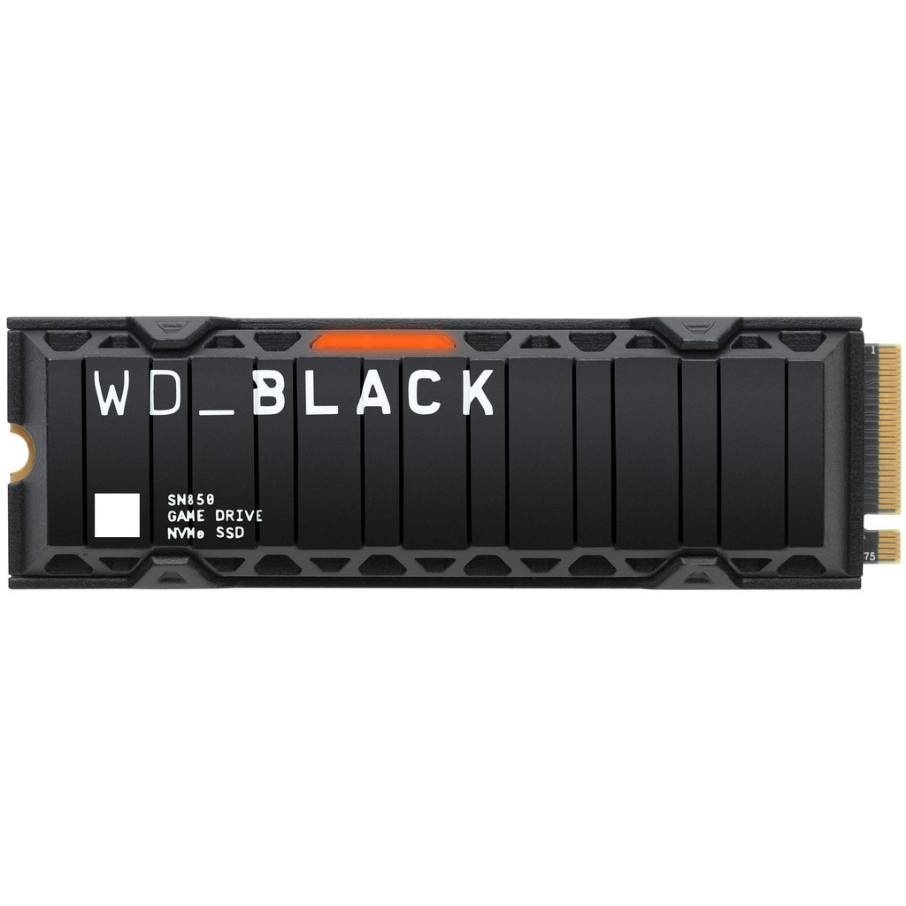 WD Black SN850 1TB NVMe met Heatsink