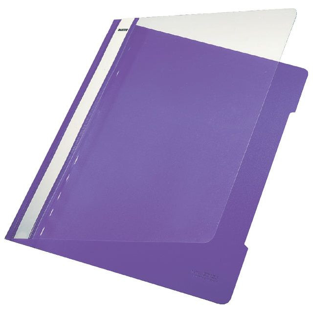 Snelhechter Leitz standaard A4 PVC violet | 25 stuks