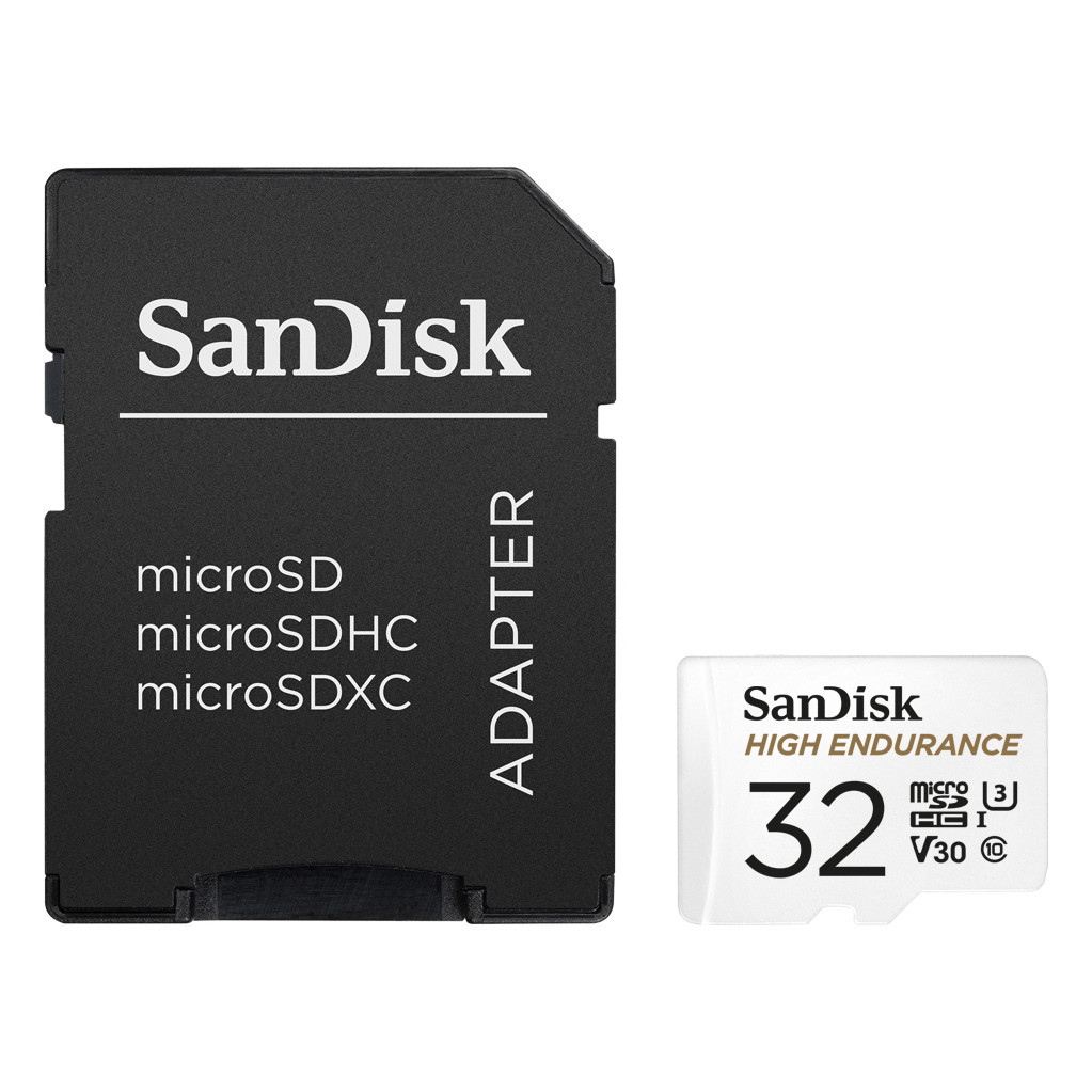 Sandisk Micro SDHC High Endurance 32GB 100MB/s + Adapter