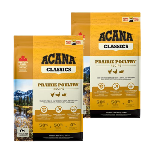 Acana Classics Prairie Poultry hondenvoer 2 x 9,7 kg