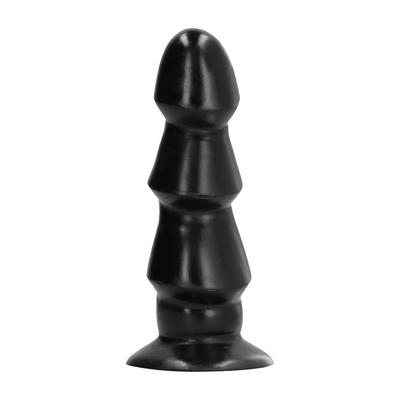 All Black Dildo - 7 / 17 cm