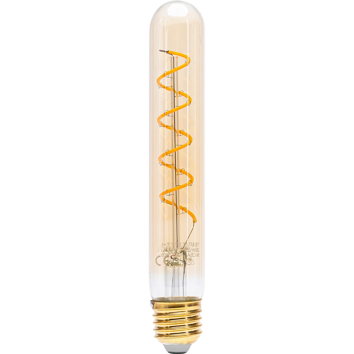 LED Lamp - Aigi Glow T30 - E27 Fitting - 4W - Warm Wit 1800K - Amber