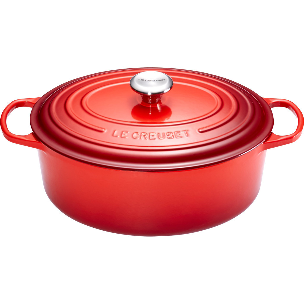 Le Creuset Ovale Braadpan 27 cm Kersenrood