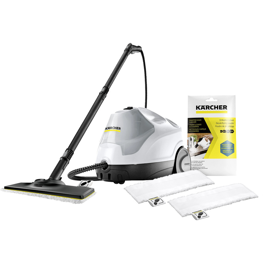 Karcher SC 4 EasyFix Premium + Microvezel Vloerdoeken + Ontkalkpoeder