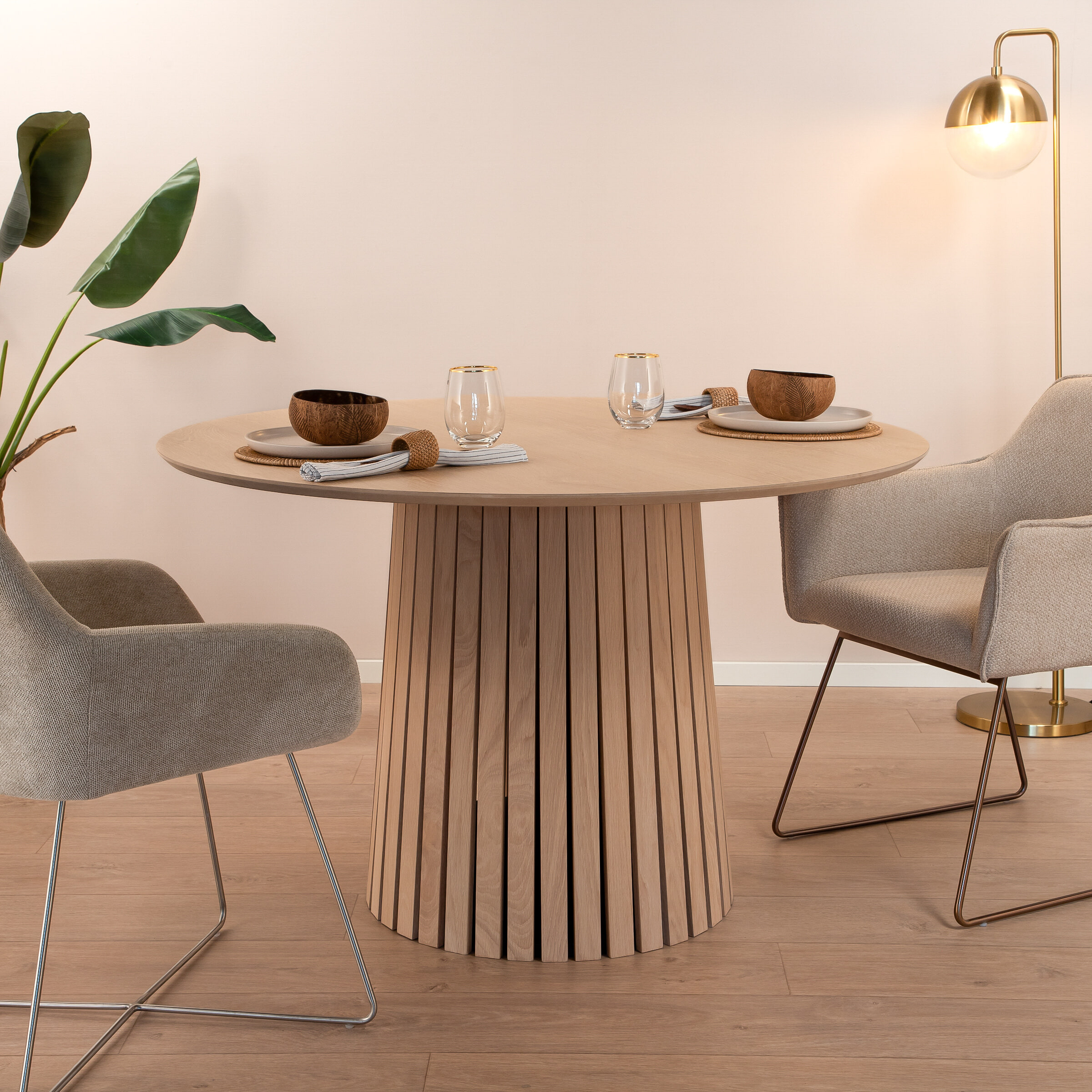 Sohome Ronde Eettafel Olivier Eiken, 120cm