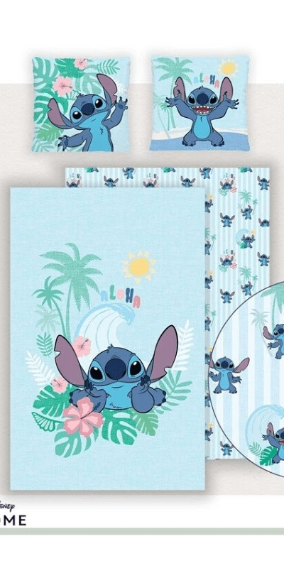 Stitch Dekbedovertrek Aloha 140 x 200 cm - polykatoen