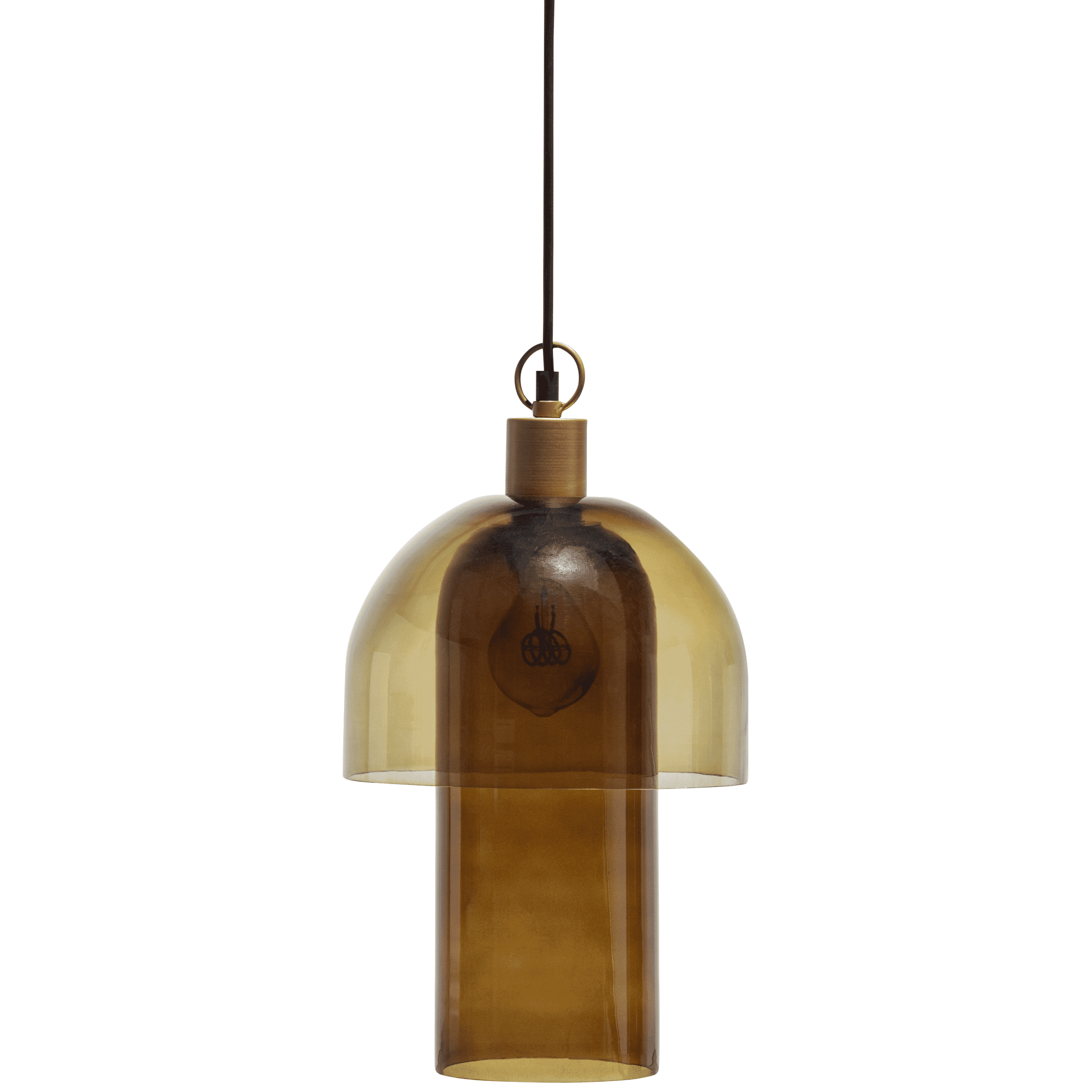 WOOOD Hanglamp Gigi Glas - Tan