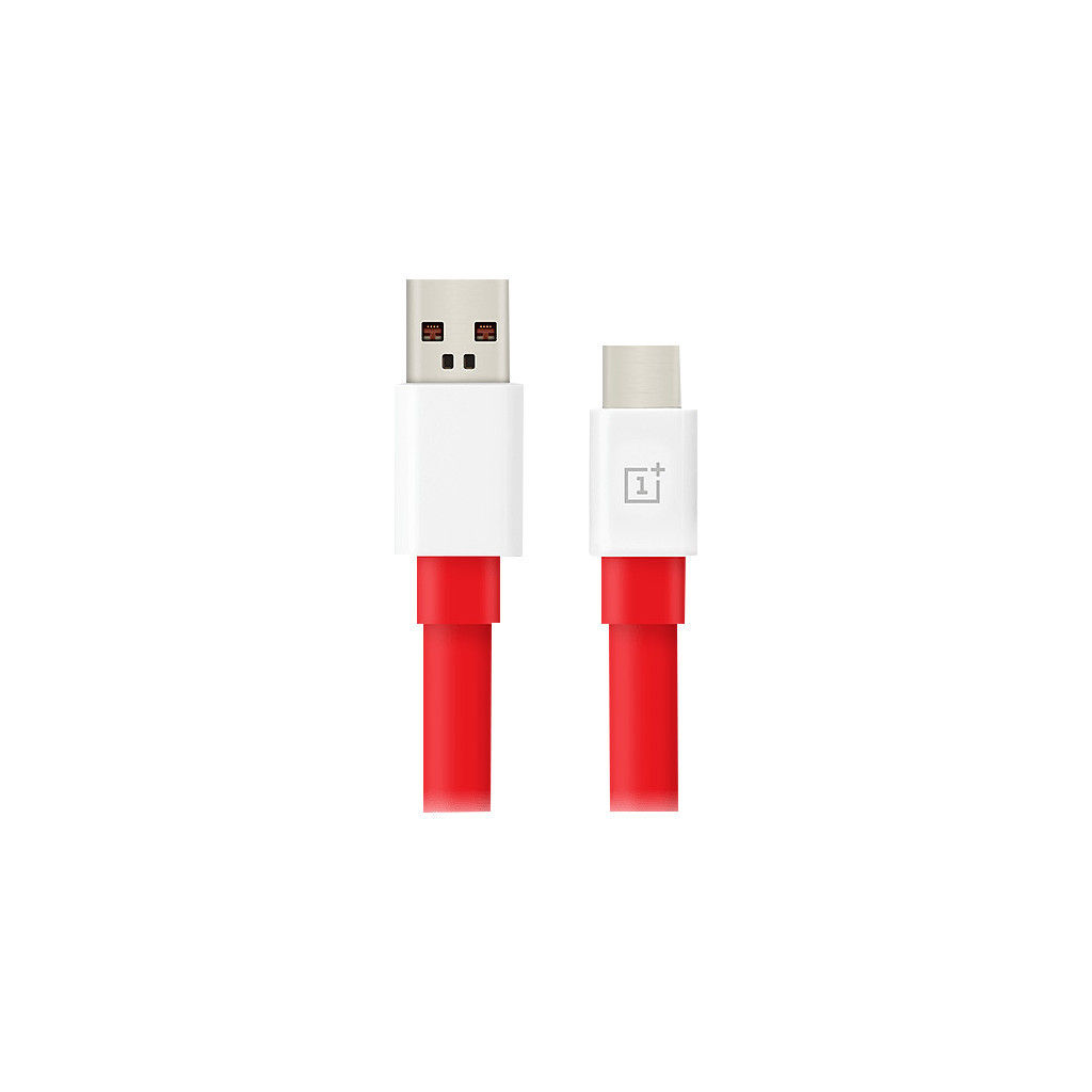 OnePlus Warp Charge Usb A naar Usb C Kabel 1m Kunststof Rood