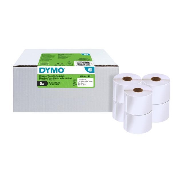 Etiket Dymo 99014 labelwriter 54x101mm adreslabel 1320stuks