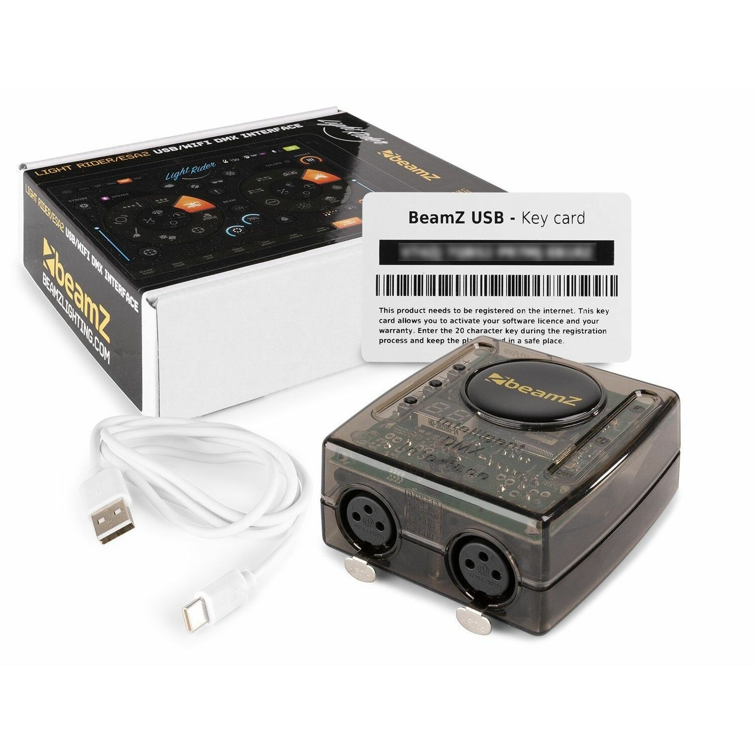 BeamZ DMX USB interface met WiFi