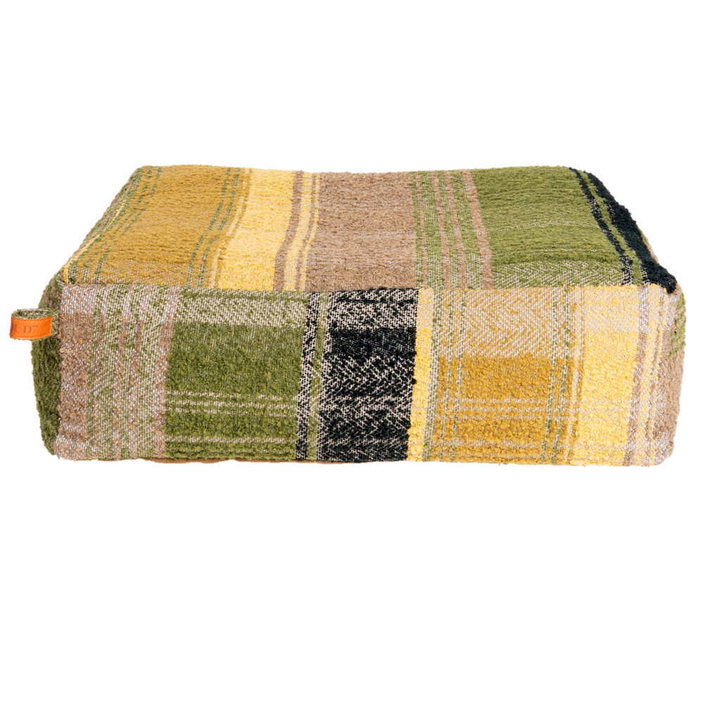 Cloud7® Hondenkussen Cube Tartan, groen, Maat: L