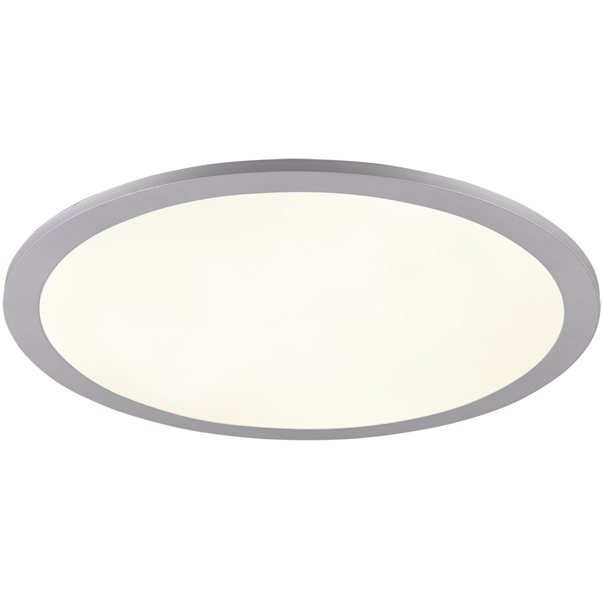 LED Plafondlamp - Plafondverlichting - Trion Tiberon - 20W - Natuurlijk Wit 4000K - Rond - Mat Titaan - Kunststof