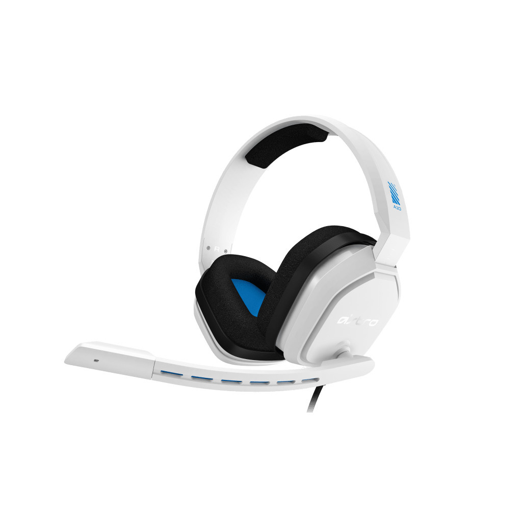 Astro A10 Gaming Headset voor PC, PS5, PS4, Xbox Series X|S, Xbox One - Wit/Blauw