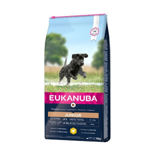 Eukanuba Junior Large Breed kip hondenvoer 15 kg