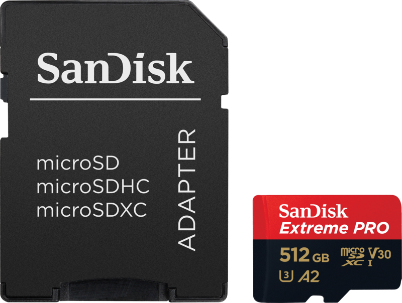 SanDisk MicroSDXC Extreme Pro 512GB 200mb/s