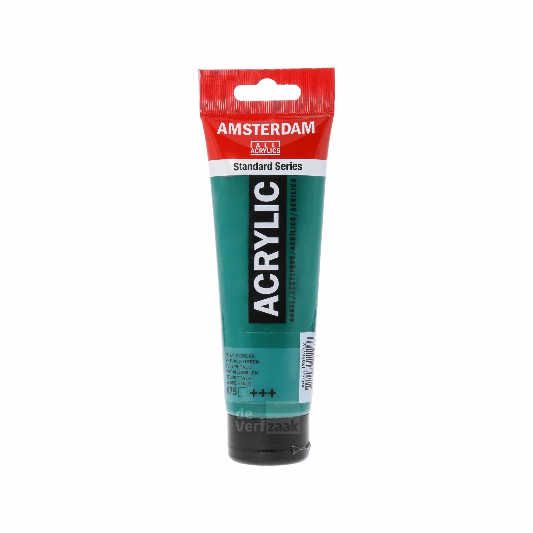 Royal Talens Amsterdam Acrylverf 120 ml - Primair Phtalogroen