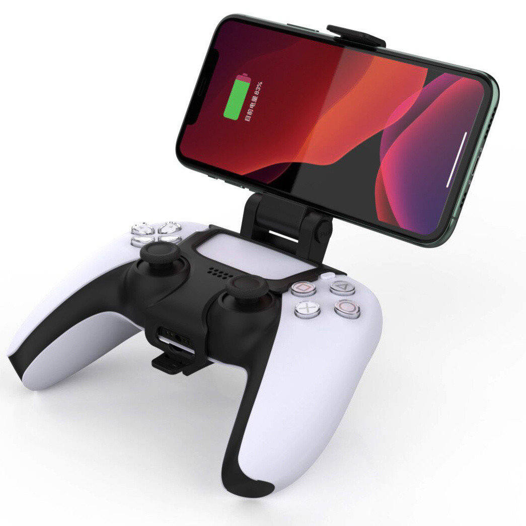 Smartphone Houder Klem Mount voor PS5 controller - 180 graden Verstelbaar