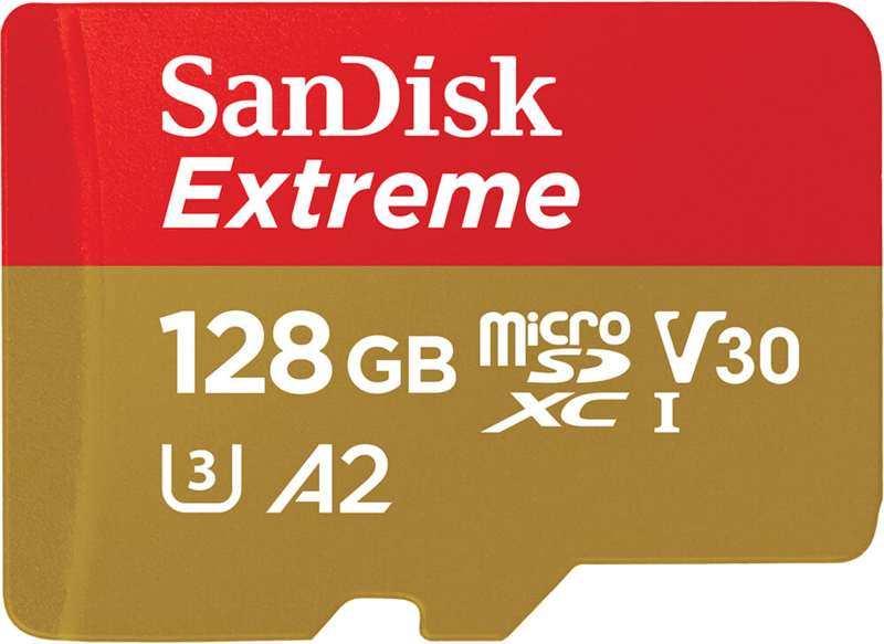 SanDisk MicroSDXC Extreme 128GB 190MB/s + SD Adapter