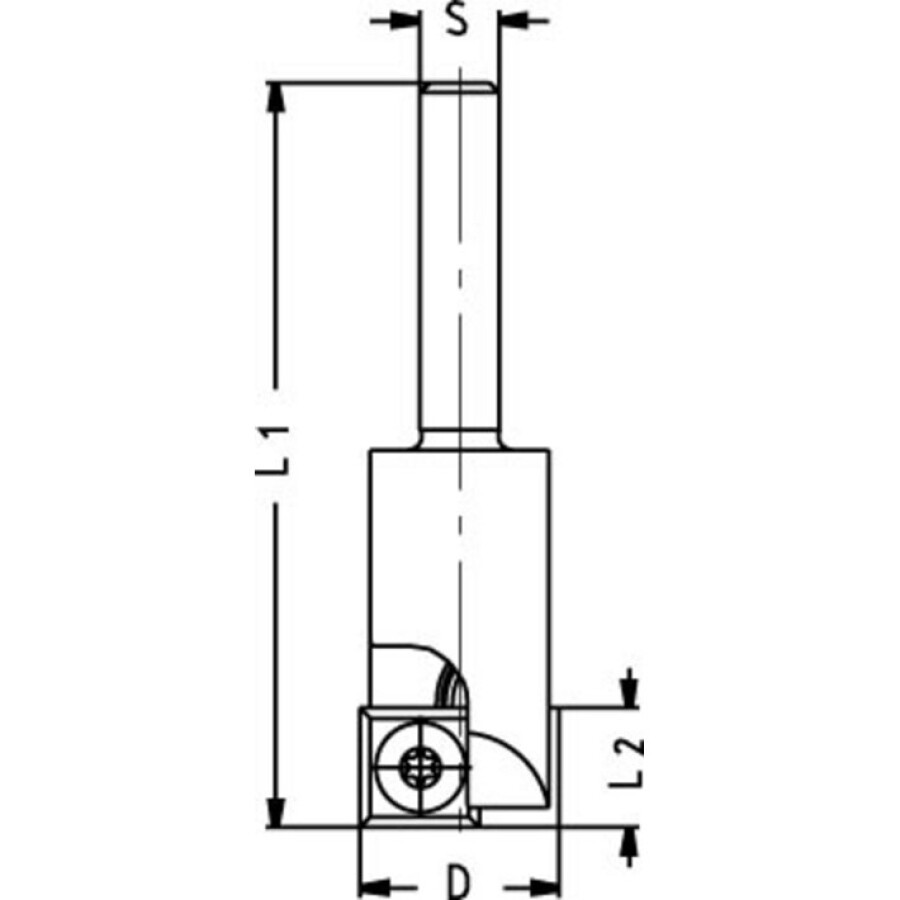 JSO-TR keermesgroeffrees - HW - 20 mm - snijlengte 12 TL=70