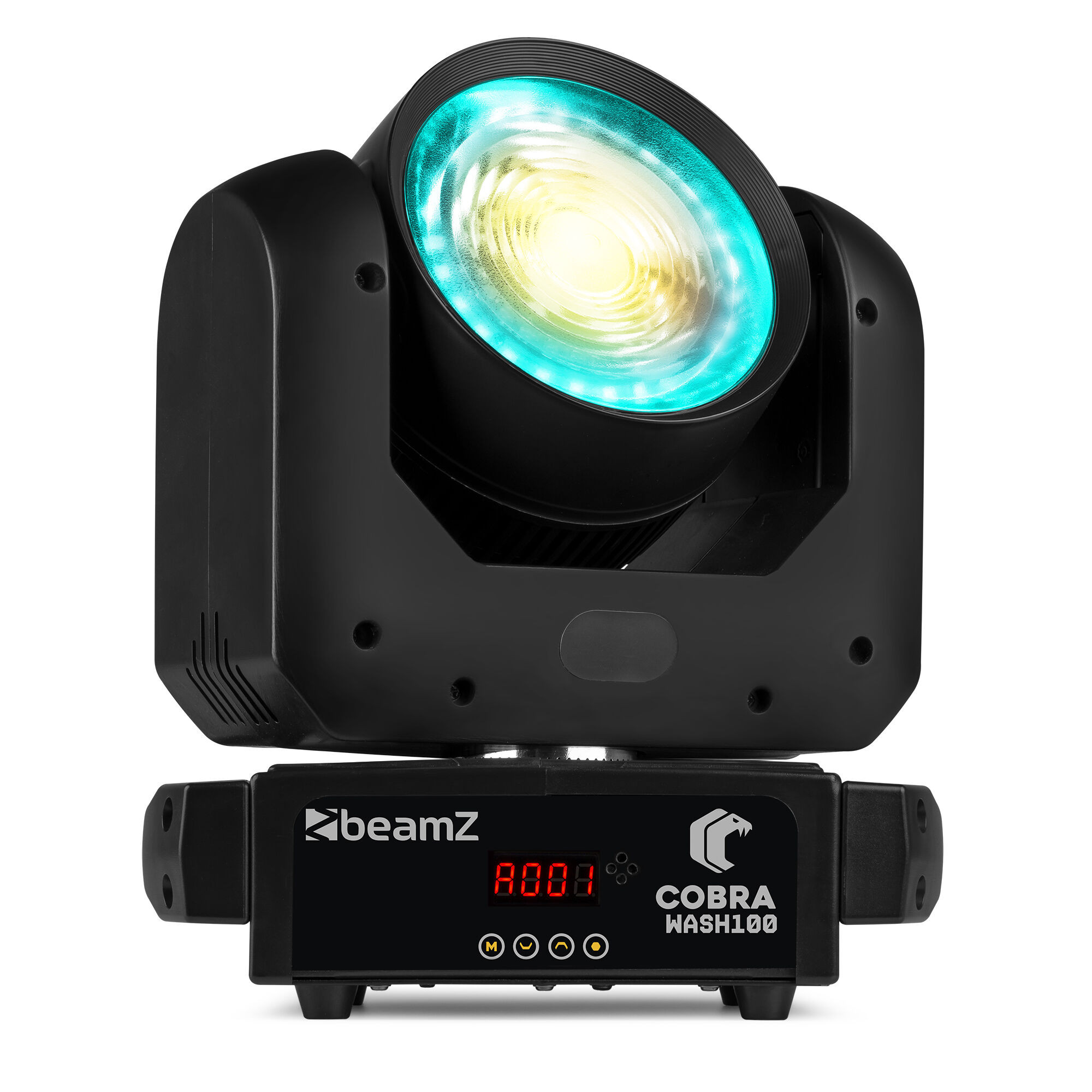 BeamZ Cobra Wash100 moving head met LED ring - CW/WW - 100W