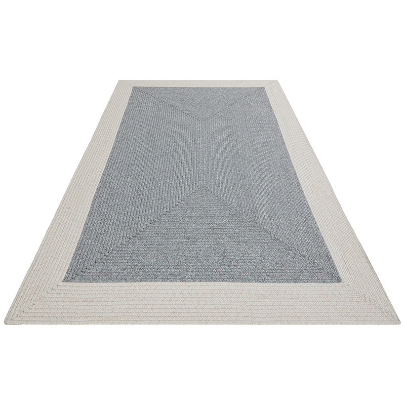 Jute Vloerkleed Braids Grijs - NORTHRUGS - 200x290 cm - Rechthoek - Dekbed-Discounter.nl