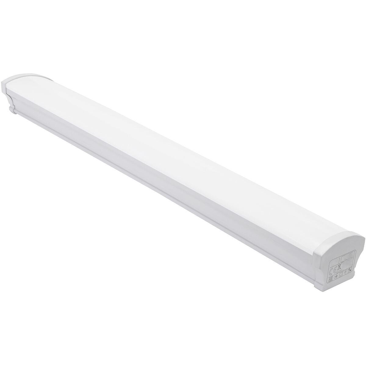 LED TL Armatuur - LED Balk - Prin - 20W - Waterdicht IP65 - Helder/Koud Wit 6400K - 60cm