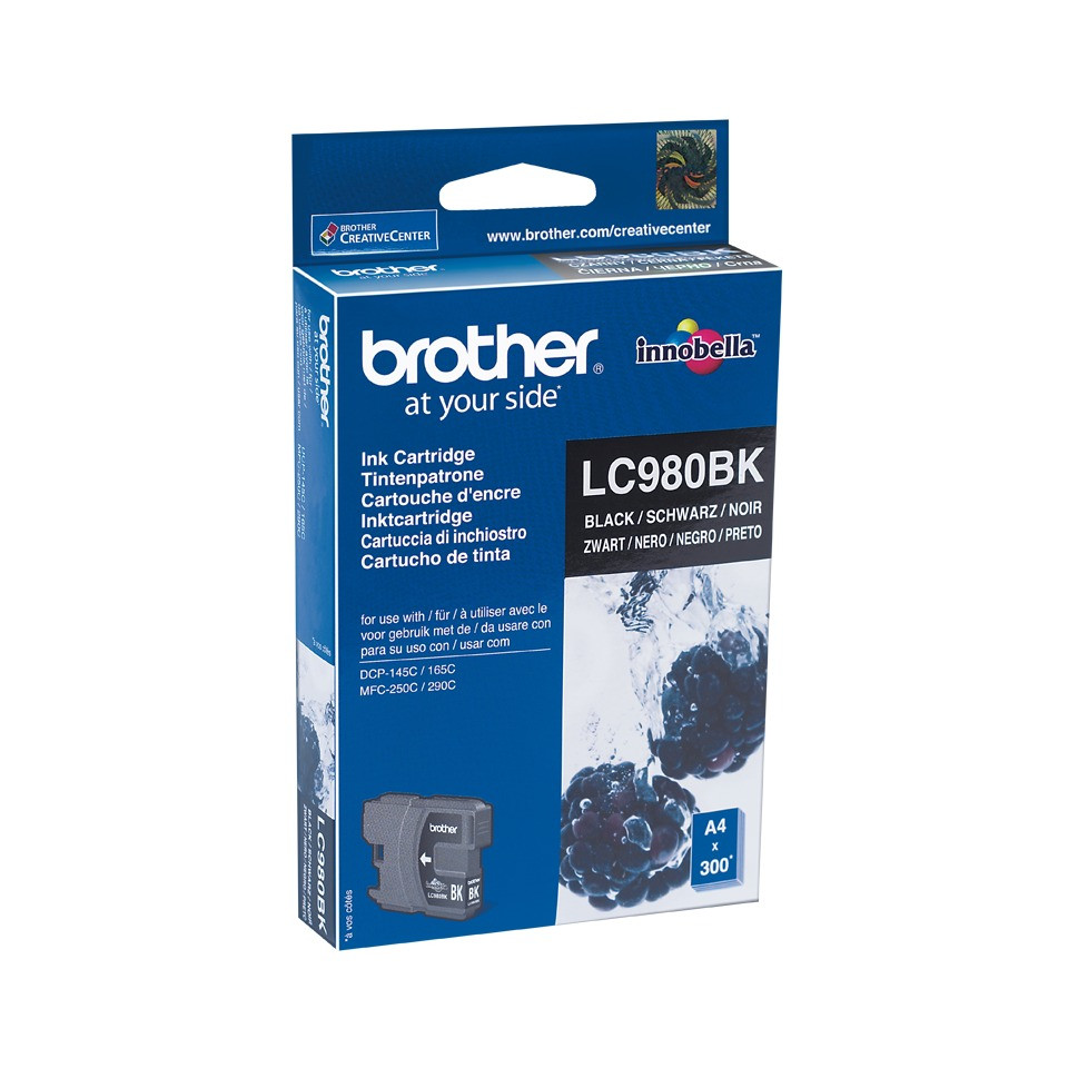 Brother LC-980BK Inkt Zwart