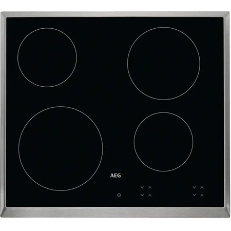 AEG HK624000XB Inbouw Vitrokeramische Kookplaat- 4 Zones