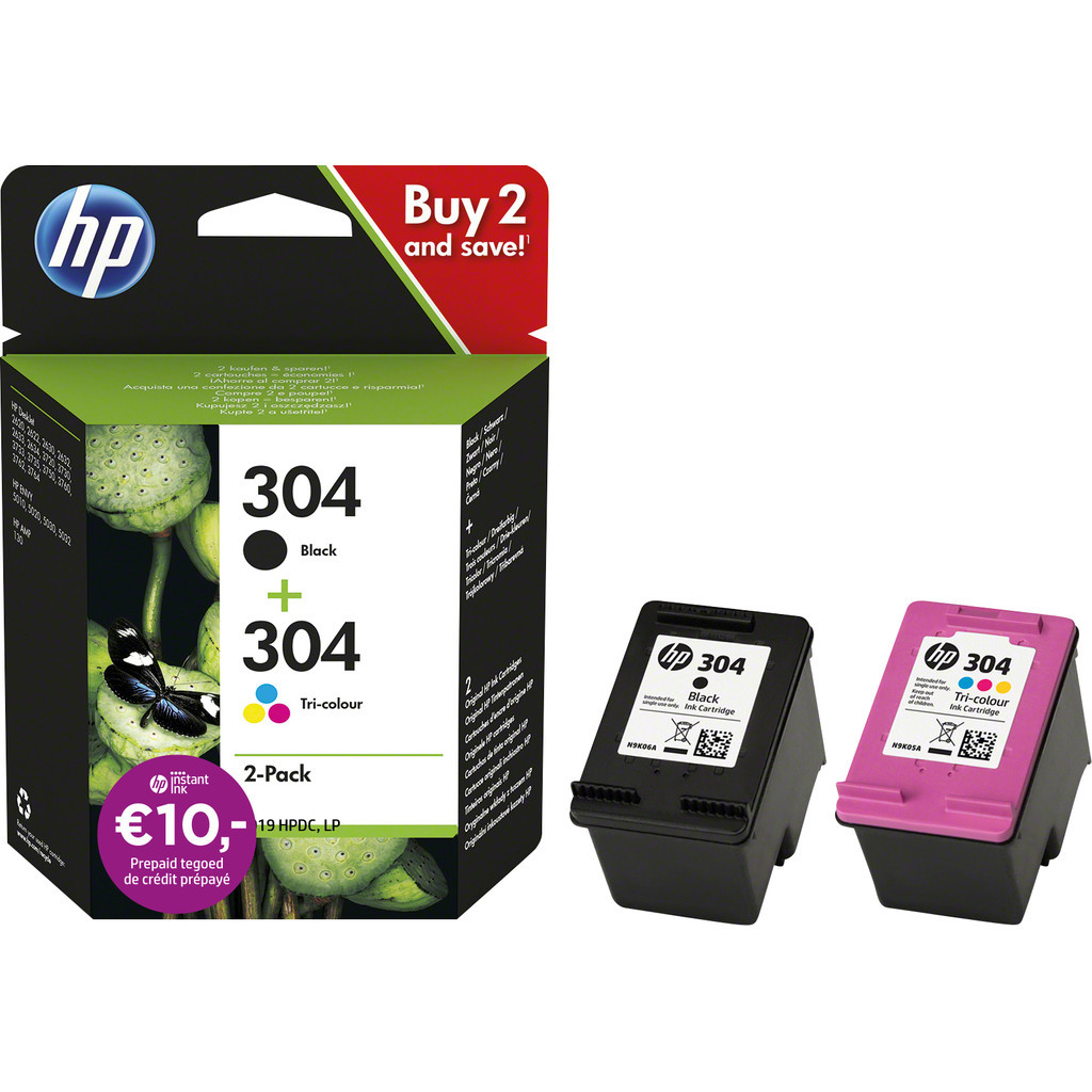 HP 304 Cartridges Combo Pack