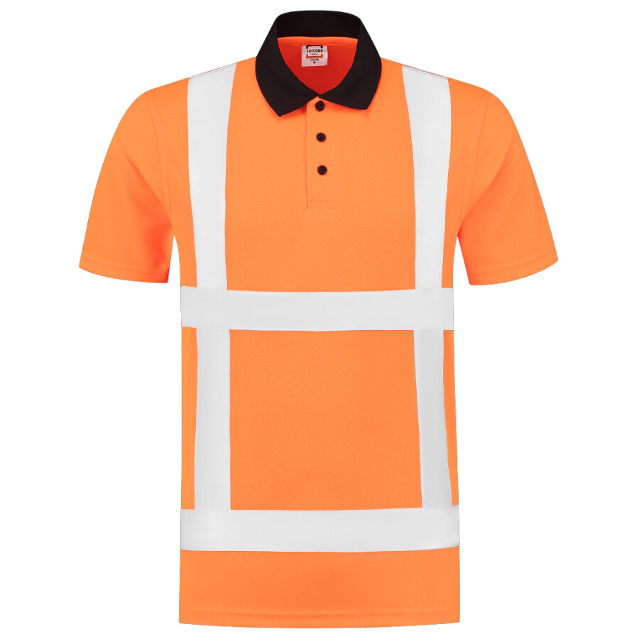 Tricorp Poloshirt RWS Birdseye - Safety - 203006 - fluor oranje - maat S